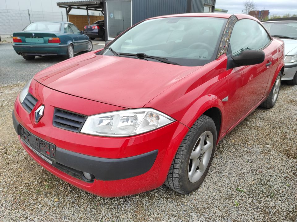 RENAULT MEGANE Cabrio Rot kein TÜV Fahrbereit KLIMA VERDECK in Biebesheim