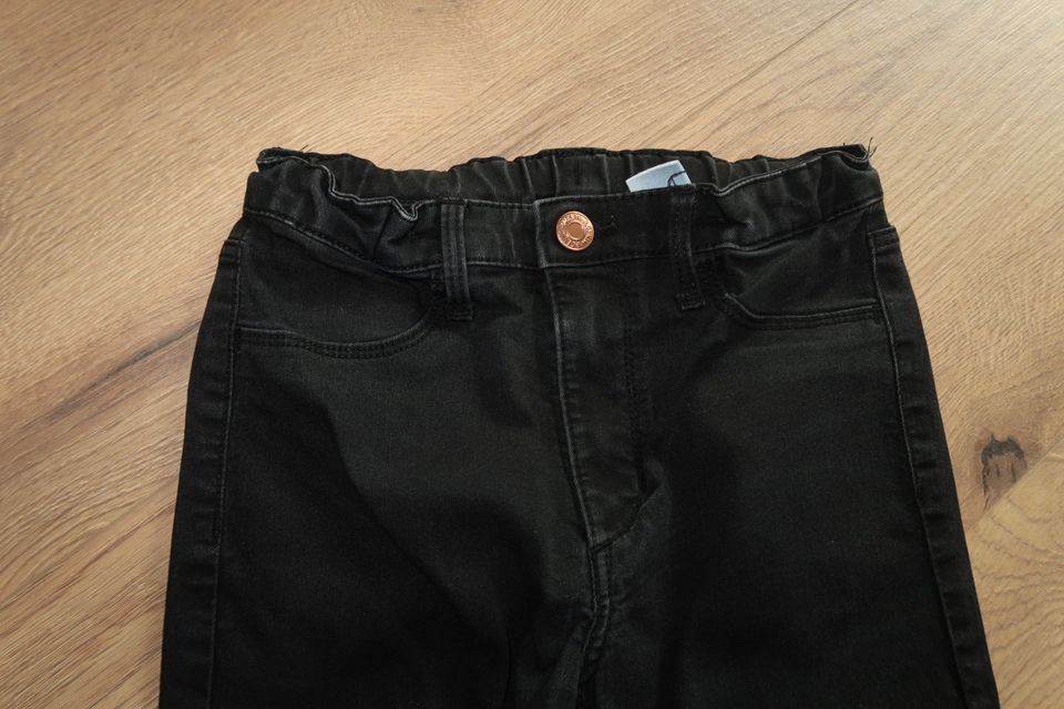 Jeans / Hose 140 H&M Skinny Fit & Denim Schwarz in Kümmersbruck