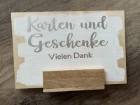 Karten und Geschenke Schild Hochzeit Niedersachsen - Lingen (Ems) Vorschau