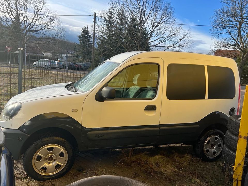 Renault Kangoo 1.6 16V 4x4 Allrad *LKW Zul.*AHK*TÜV neu! in Georgenthal