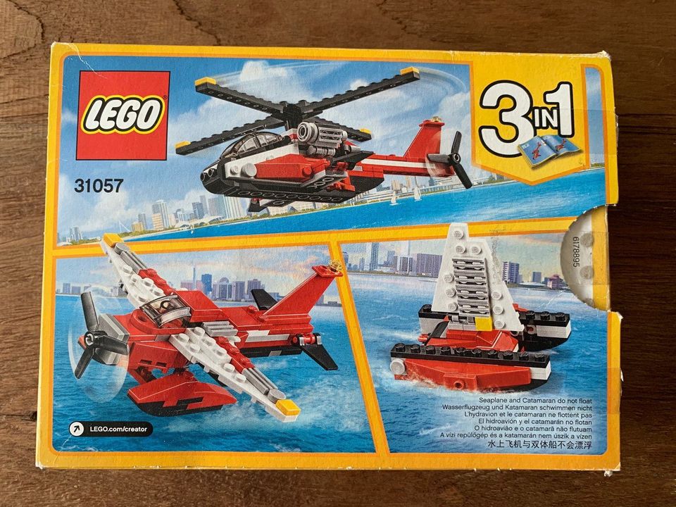 Lego Creator 3in1 Hubschrauber Boot Flugzeug in Neumünster