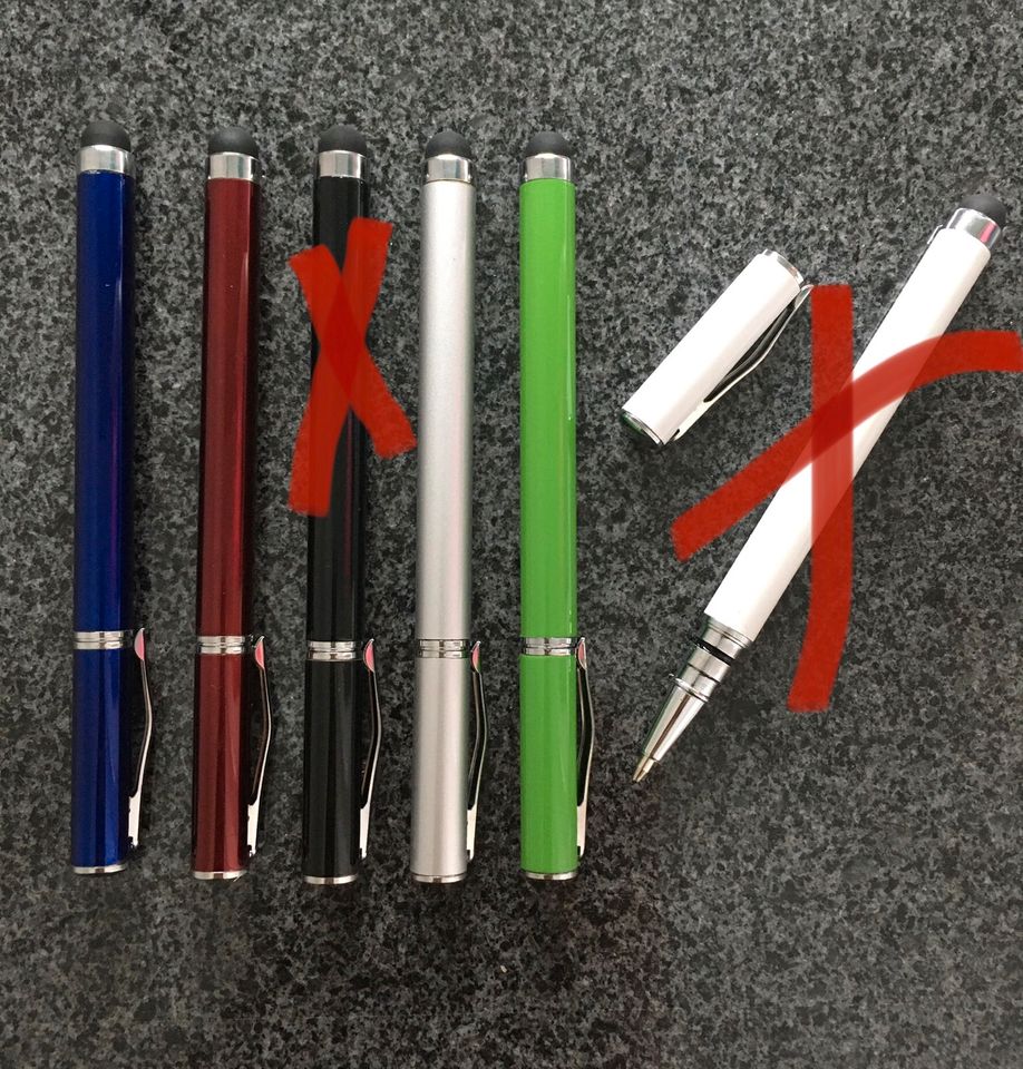 4 Kugelschreiber und Touch Pen 2in1 inkl. Versand in Hambergen