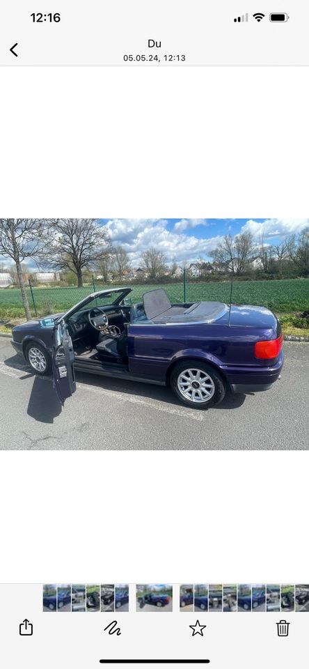 Audi Cabrio Top Zustand ab 01.07. H Kennzeichen!!! in Rodgau