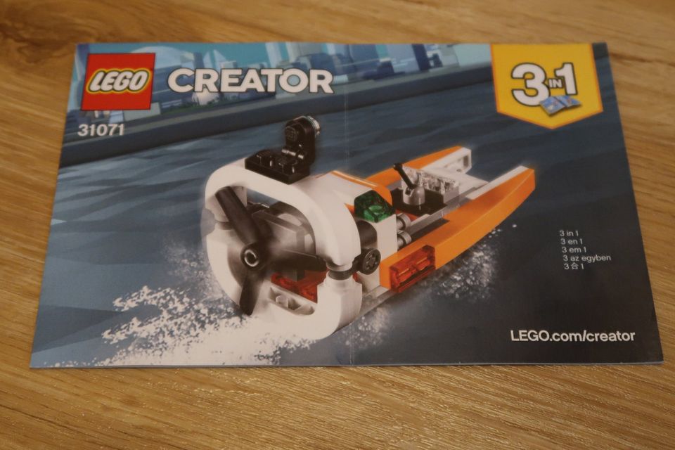 Lego Creator 3in1 Forschungsdrohne, Boot, Flugzeug, 31071 in Berlin