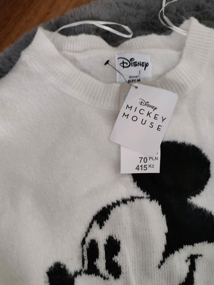 Damen Pullover Mickey Mouse, s/m Neu, Primark, weiß in Wiesbaden