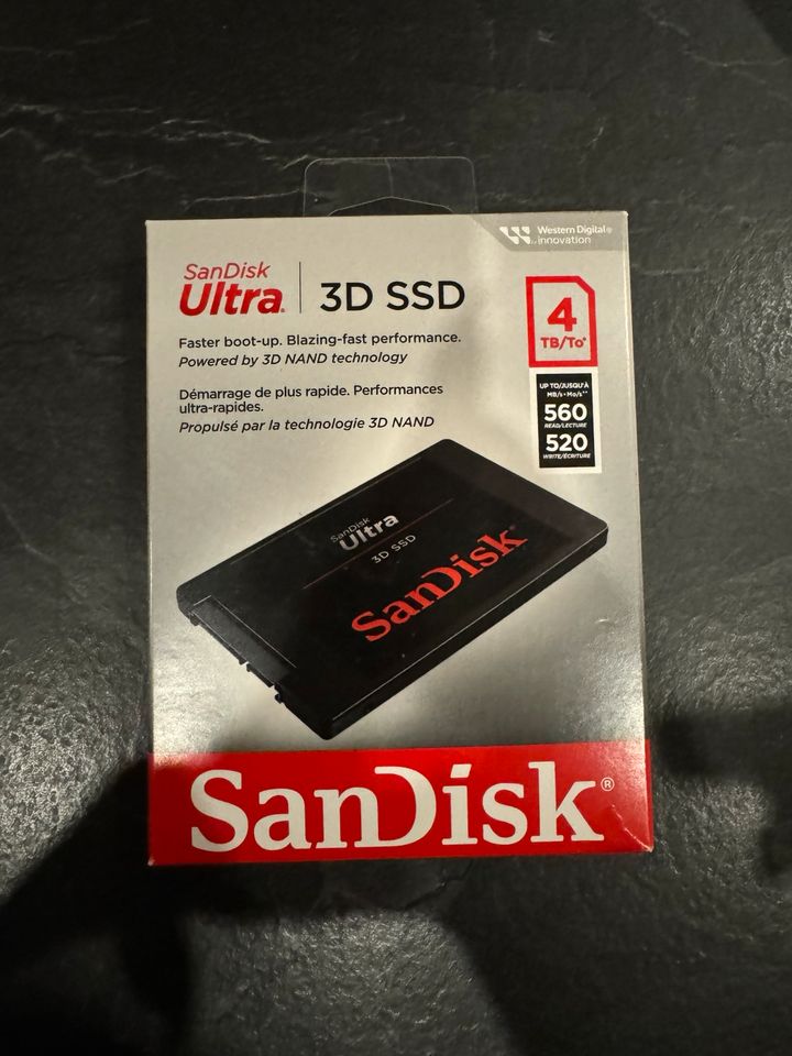 SanDisk Ultra 3D SSD 4 TB OVP unbenutzt in Plettenberg