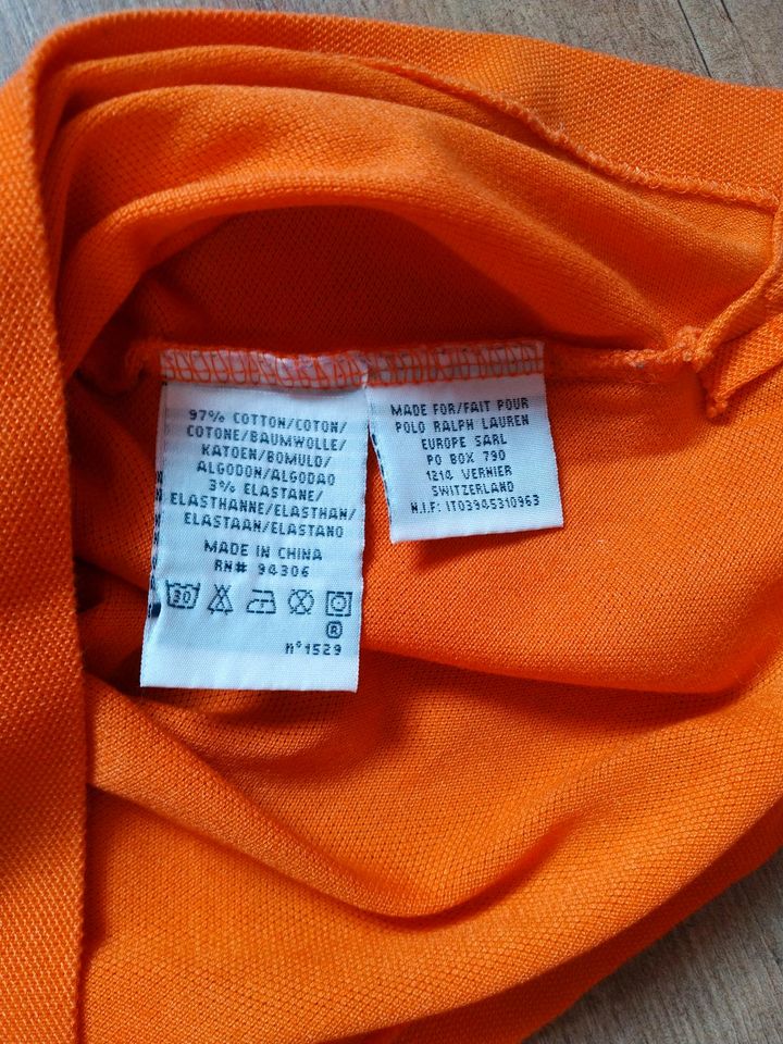 Damen Ralph Lauren Polo Shirt, orange, S in Sibbesse 