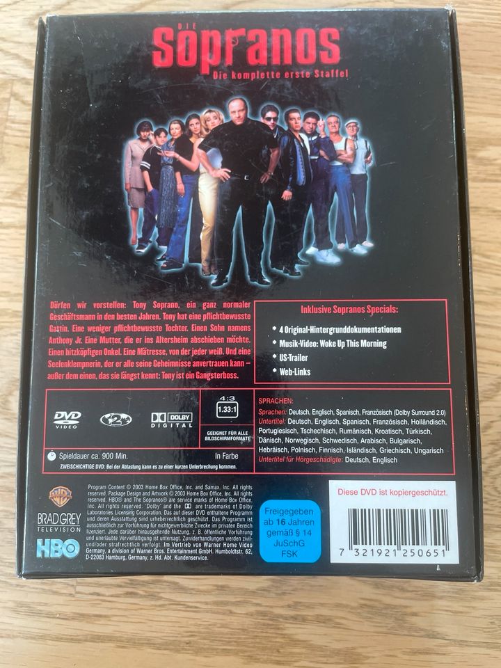 Die Sopranos Die komplette erste Staffel auf DVD in Hamburg