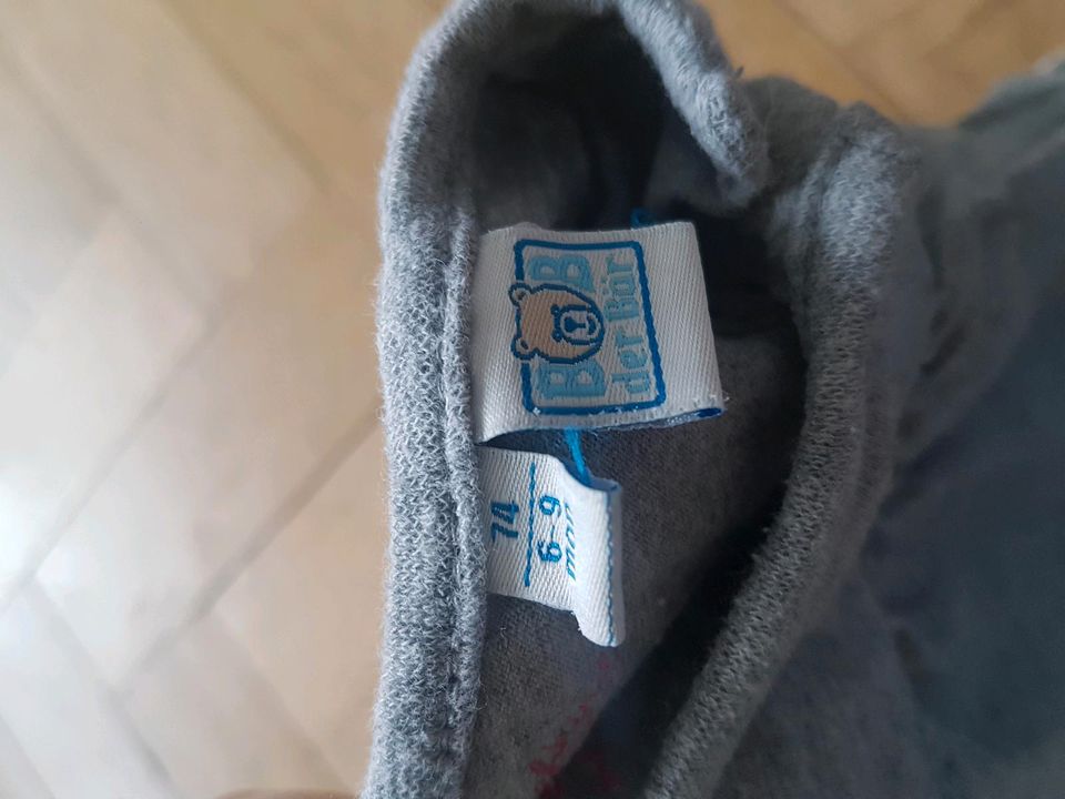 Bob der Bär Langarmshirt Oberteil 74 grau  Mädchen in Dortmund