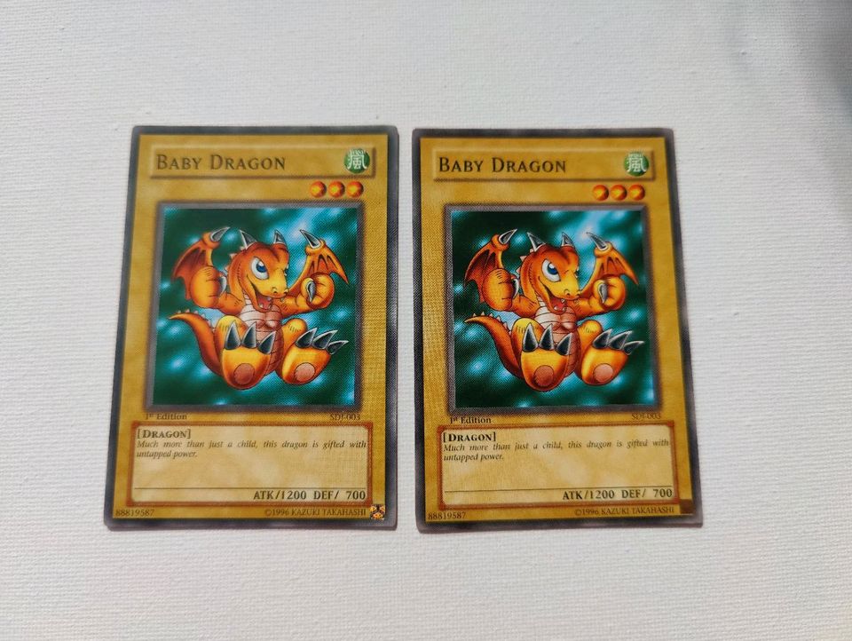 Yugioh Baby Dragon SDJ first edition in Bad Soden am Taunus