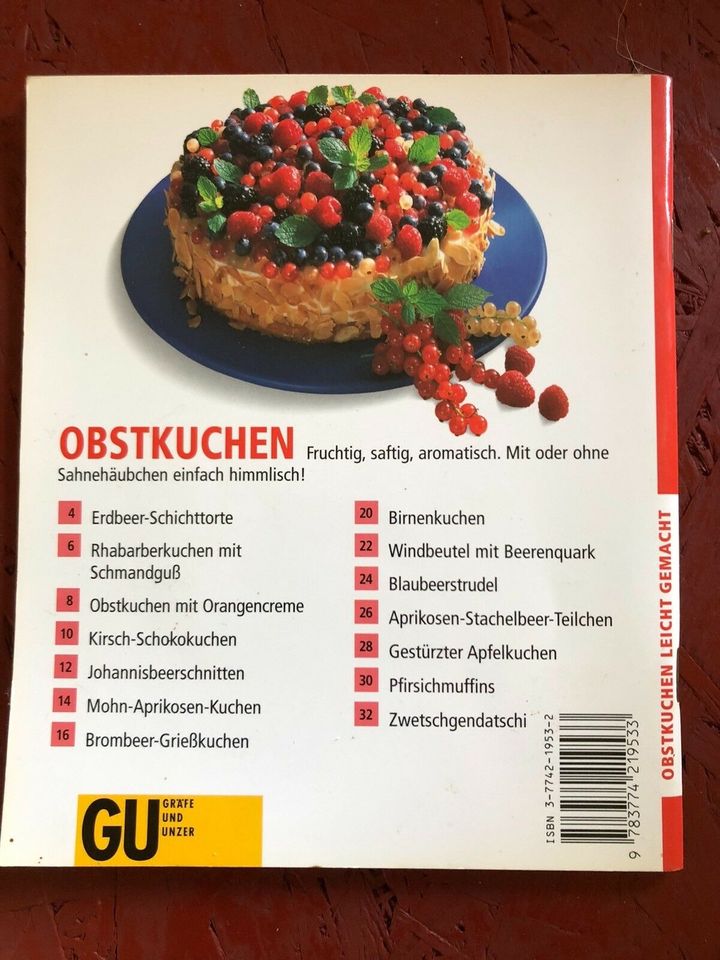 Brigitta Stuber Obstkuchen leicht gemacht Backbuch in Nienwohld