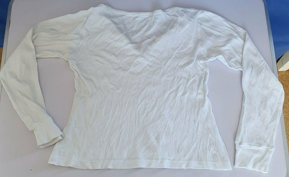 INTIMA CHERRY Damen Top bauchfrei, weiß, Größe S, Spanien in Günzburg