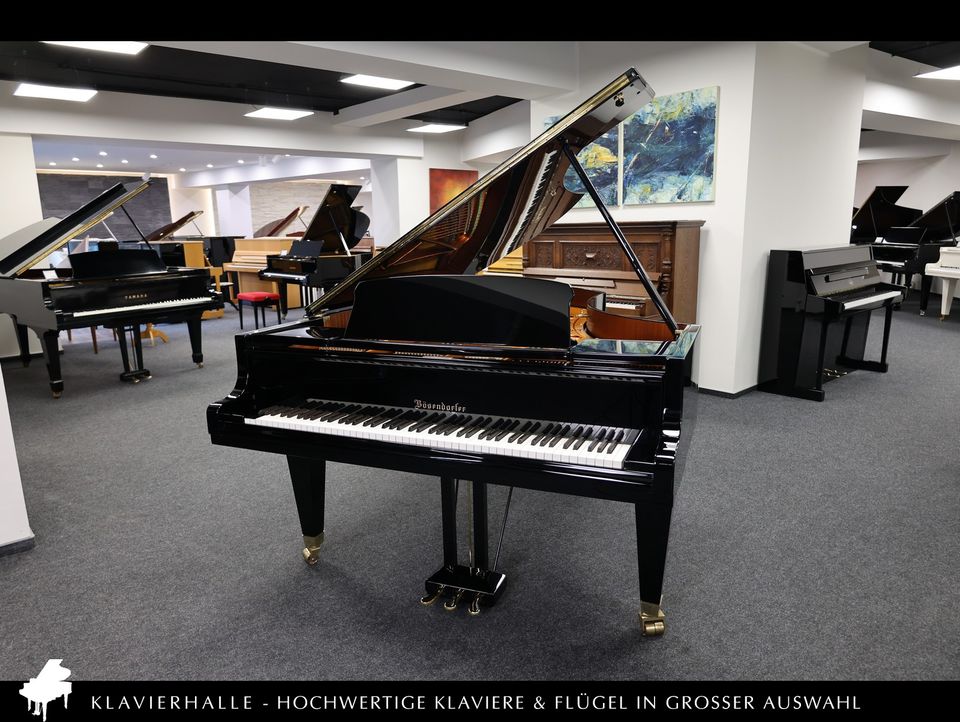 Bösendorfer Flügel, 225 Imperial, schwarz poliert ★ Bj.1986 in Altenberge