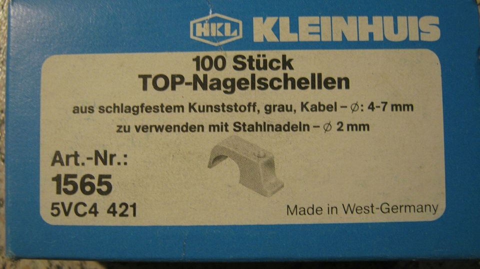 100 Nagelschellen, grau, 4-7  mm, Heimwerkern,Renovieren,Werkzeug in Oberhausen