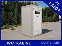 WC-Kabine | Sanitärcontainer | Behinderten WC | Bürocontainer | WC Container | Toilettencontainer | Behindertentoilette | TEILWEISE SOFORT VERFÜGBAR 110x110 Wiesbaden - Mainz-Kostheim Vorschau