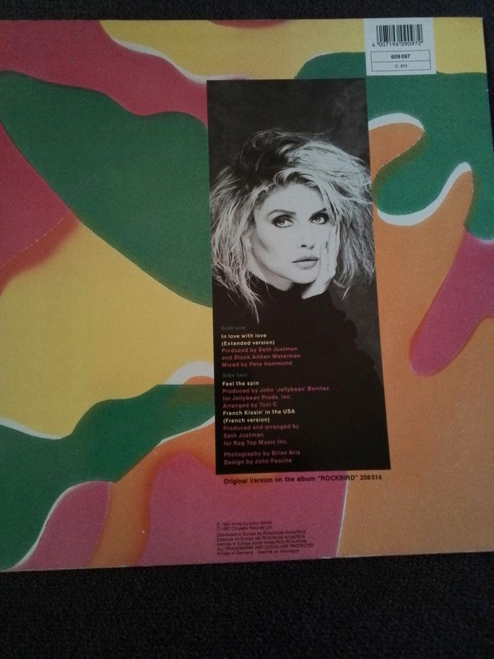 Debbie Harry In Love with Love Vinyl Maxi Single Schallplatte in Castrop-Rauxel