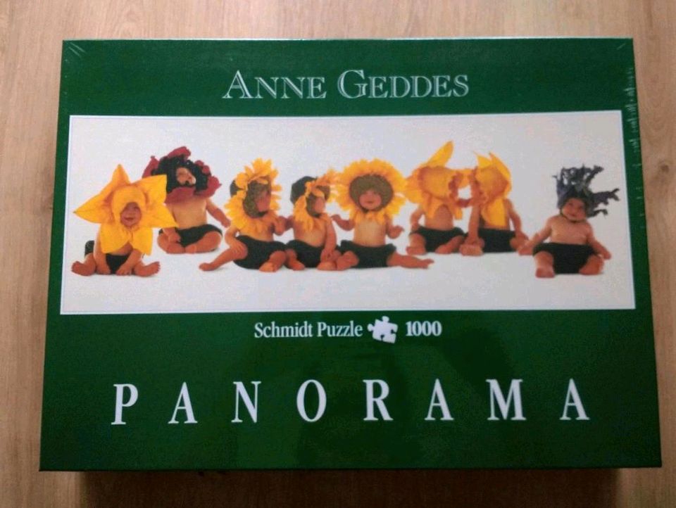 Anne Geddes Puzzle Panorama 1000 Teile Motiv Sonnenblumen NEU !!! in Celle