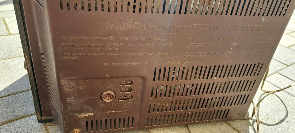 Fernseher Saba Schauinsland T125-15-Automatic in Altenstadt