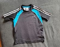 T-Shirts Sport-Shirt adidas Gr. 128 schwarz/ türkis Baden-Württemberg - Rutesheim   Vorschau