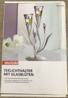 Teelichthalter mit Glasblüten Deko Kerzen Berlin - Spandau Vorschau