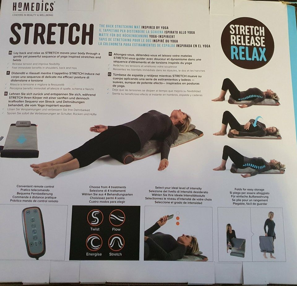 Massagematte, Homedics - Stretch - Relax - Matte in Leipzig