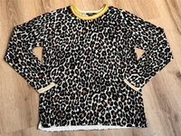 OLSEN Pulli Strick *S/36-38* Leo-Muster weiß braun schwarz gelb Baden-Württemberg - Karlsdorf-Neuthard Vorschau