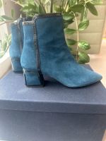 Wie neu! Maydorn Stiefeletten Blau schwarz Lack 39 Wildleder Berlin - Steglitz Vorschau