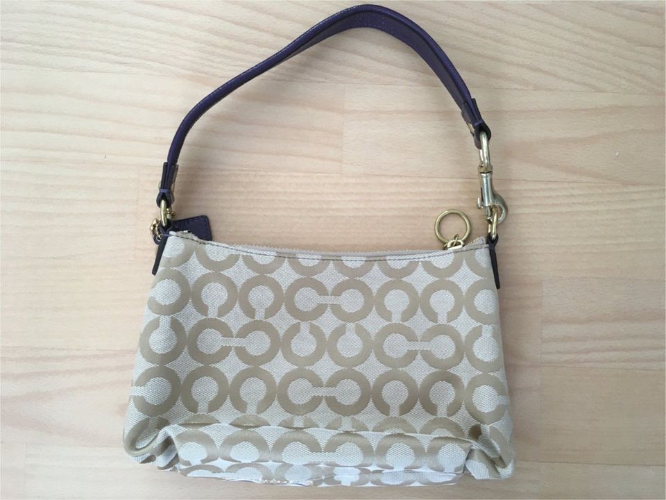 NEU - Coach Tasche / mini Tasche, gold bunt in Mietingen