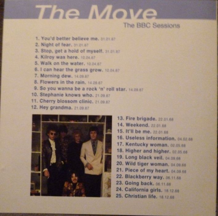 The Move ‎– The BBC Sessions, CD, sehr gut, portofrei in Osnabrück