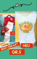 Beach ♥️ Shirt S und M, weiße Capri Hose 38 Leipzig - Burghausen-Rückmarsdorf Vorschau