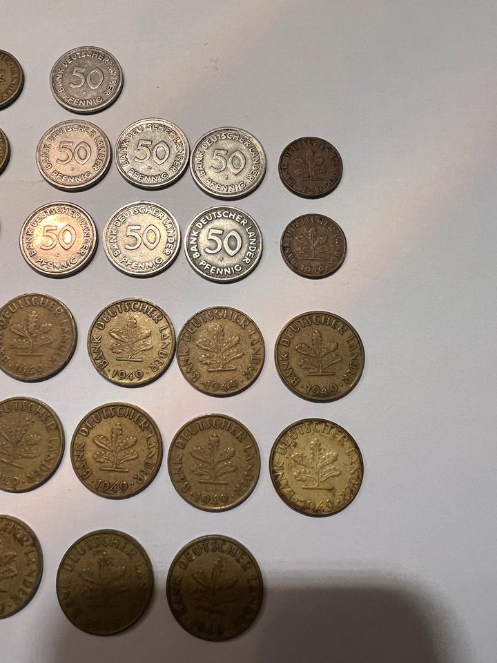 26 Münzen Bank Deutscher Länder Auflösung Sammlung in Hildesheim