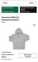 Supreme Muhammad Ali AliWarhol Hooded Sweatshirt Xlarge Saarland - Großrosseln Vorschau