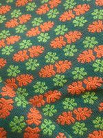 Stoff Tages-Decke Vorhang 70er Jahre grün orange Vintage 490 x185 Bayern - Würzburg Vorschau