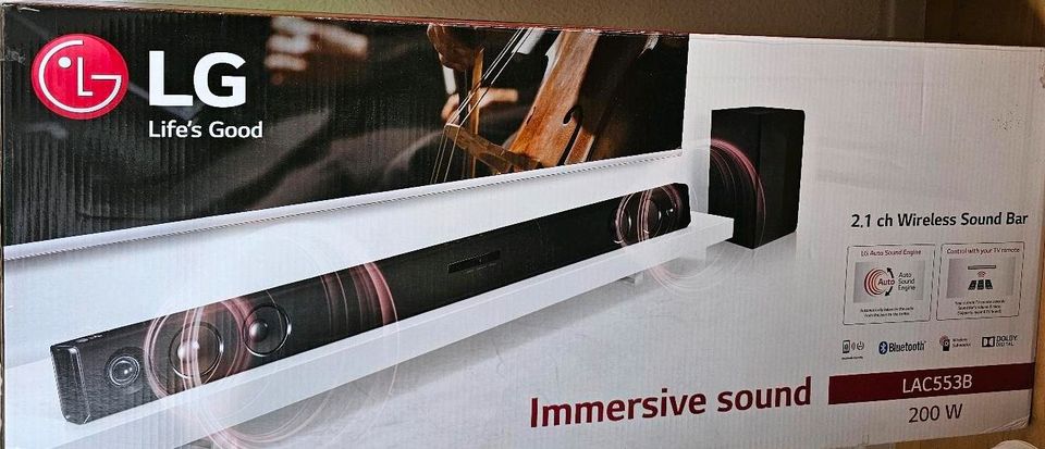 LG LAC553B 200w Soundbar mit Subwoofer in Sachsen - Chemnitz | Lautsprecher  & Kopfhörer gebraucht kaufen | eBay Kleinanzeigen ist jetzt Kleinanzeigen