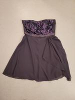 kurzes knielanges Abendkleid / Cocktailkleid lila mit Pailletten Eimsbüttel - Hamburg Stellingen Vorschau