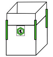 Conbag Big Bag 90x90x110cm,SWL 1500kg,SF:5:1 VPE 5 Hessen - Dietzhölztal Vorschau