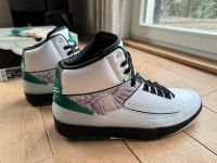 Air Jordan 2 Retro Wings Foundation Weiß Malachite Schwarz Gr.46 Nordrhein-Westfalen - Waldbröl Vorschau