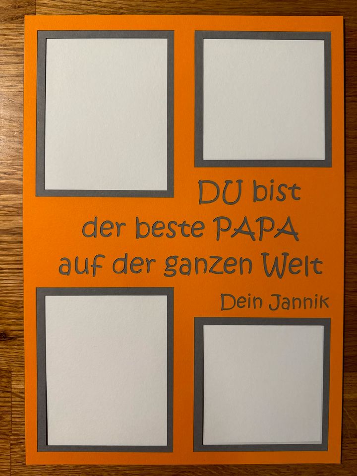 Geschenk zum Vatertag Fotocollage bester Papa Vatertagsgeschenk in Rielasingen-Worblingen