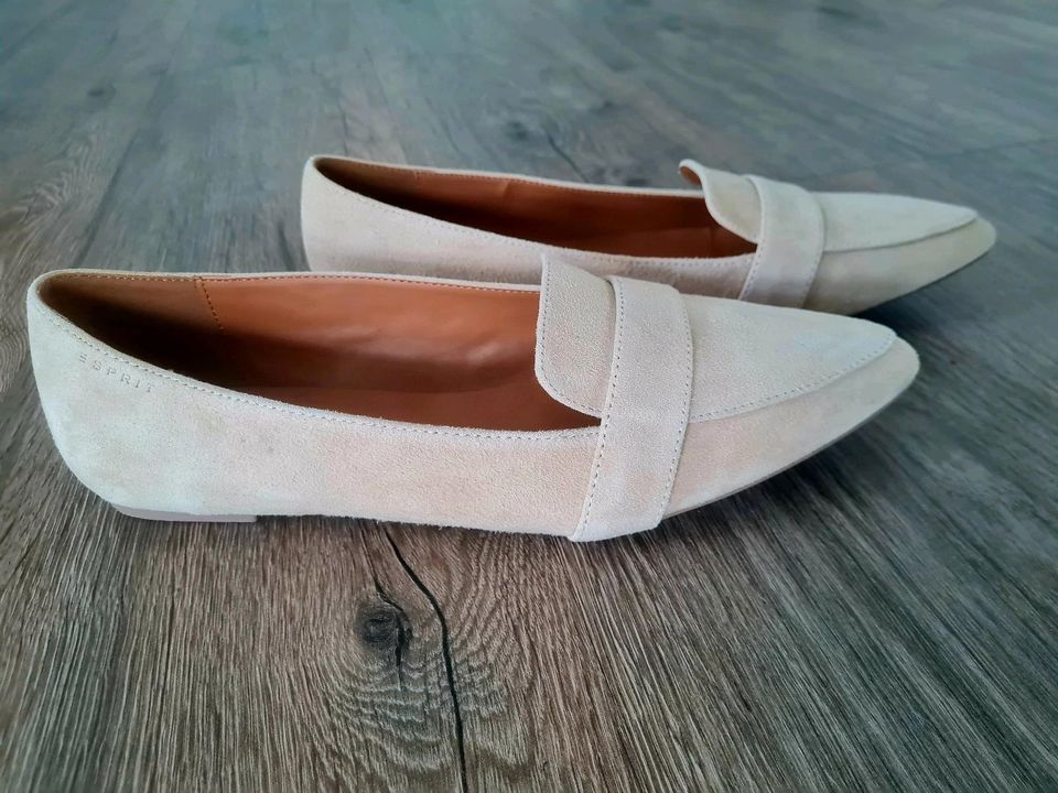 NEU Slipper Loafer Ballerina Esprit Wildleder Gr. 41 in Barmstedt