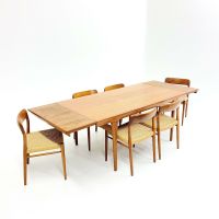 Großer, ausziehbarer Teak Esstisch | Faarup Mobelfabrik | IB Kofod Larsen Design | Mid-Century Designklassiker / passt zu Carl Hansen, Niels Moller, Wegner, etc… Düsseldorf - Pempelfort Vorschau