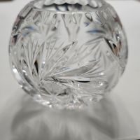 Kugelvase Bleikristall Glas Vase Schleuderstern 9 cm hoch Sachsen-Anhalt - Salzatal Vorschau