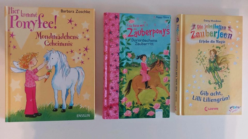 Ponyfee, Zauberhand, Zauberfeen 3 Bücher  plus  Lelle gratis dazu in Soest