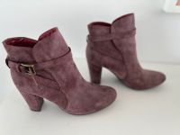 Bordeaux rote Stiefeletten für Damen Wildleder Optik gr 36 neu Bayern - Germering Vorschau