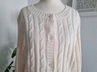 ♡ Strickjacke Cardigan Zopfmuster wollweiß ♡ Baden-Württemberg - Ettlingen Vorschau