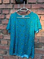 Deerberg Shirt M Blumen  türkis /blau Thüringen - Kirchheim Vorschau