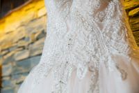 TRAUM BRAUTKLEID in ivory & blush mit Glitzertüll in Größe 34 Bayern - Kulmbach Vorschau