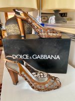 D&G Dolce & Gabbana gold vintage special edition schuhe! bronze Frankfurt am Main - Gutleutviertel Vorschau