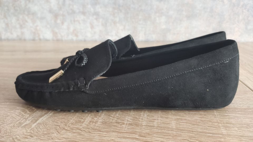 Mokassins Loafer Slipper 38 schwarz neu in Saarbrücken