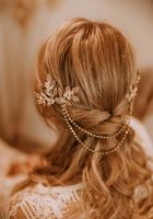 NEU Braut Haarschmuck Kopfschmuck Haarkamm Brautschmuck Boho Glam Bayern - Wertingen Vorschau