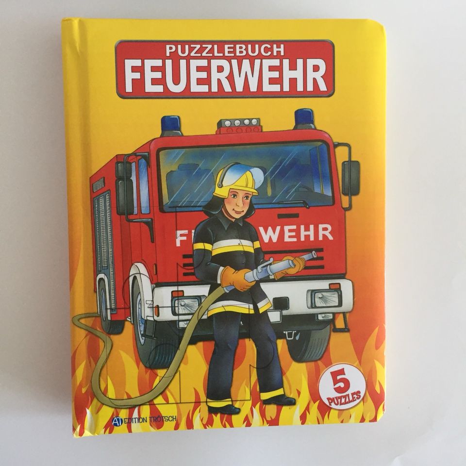 Puzzle Buch 1x Feuerwehr / 1x Fahrzeuge in München